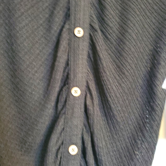 Ruched Black Top - Picture 6 of 10